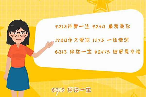 数字代表的爱情含义(数字能够代表的爱情含义)