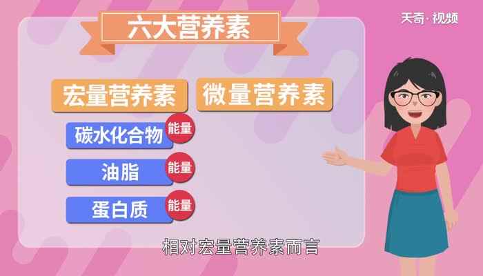 六大营养素有哪些(六大营养元素有碳水化合物、油脂、蛋白质、维生素、水、无机盐)