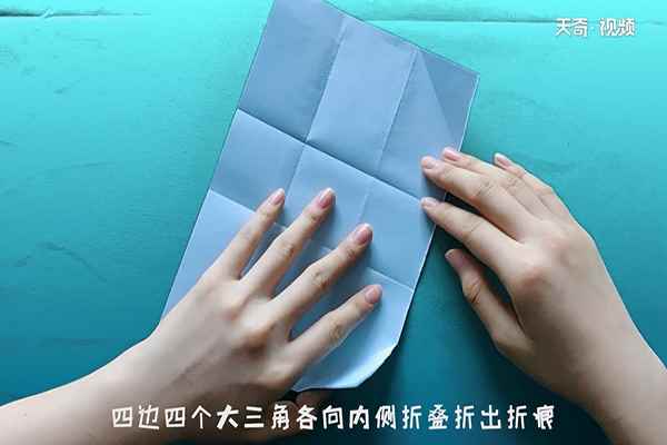 礼物袋怎么折(开口处卷一卷礼物袋完成了)