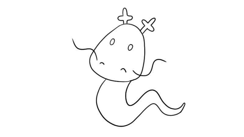 龙简笔画怎么画(画龙的身体线条是什么)