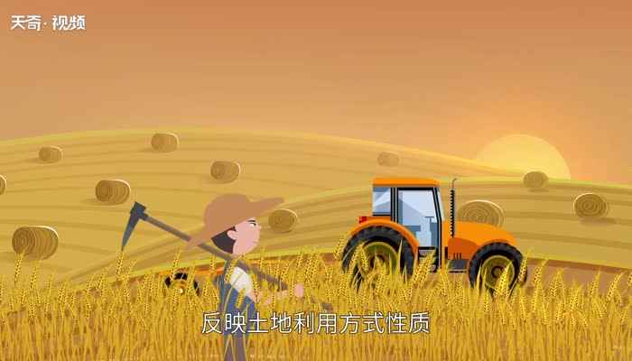 土地利用分类(土地利用按土地用途可分为农用地、建设用地和未利用地三大类)