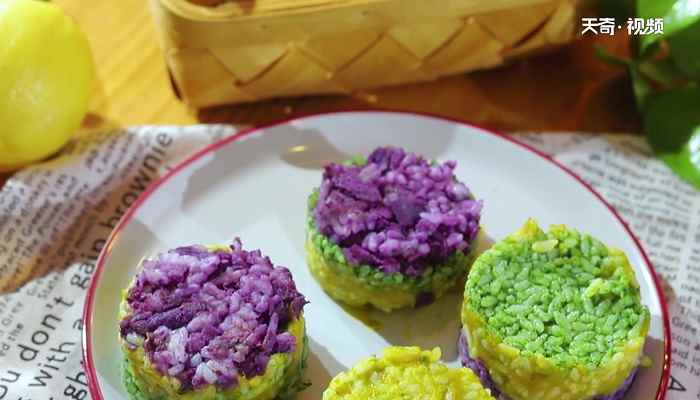 三色米饭怎么做(米饭的做法)