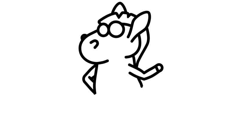 斑马简笔画(斑马的上半身是什么意思)