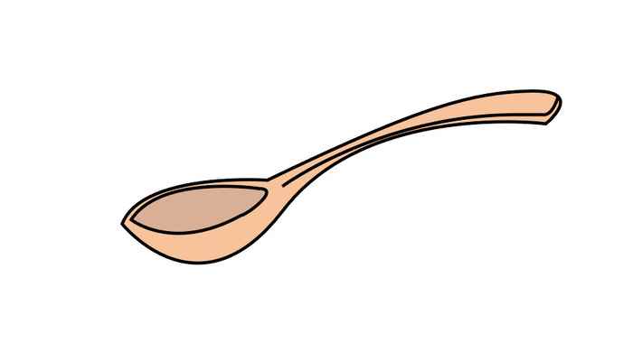 勺子简笔画(画勺子的边缘线条有哪些)