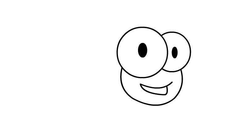 毛毛虫简笔画(画出毛毛虫的身体和它的脚)