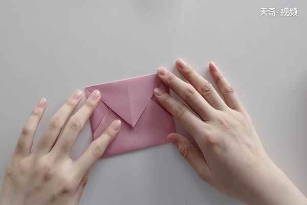 信封的折法(三面封闭的信封制作方法)