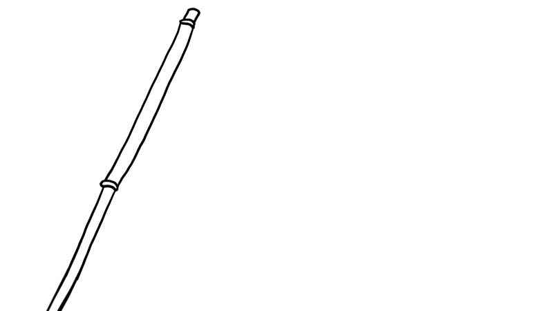 红旗简笔画(红旗的旗杆部分是怎样的)