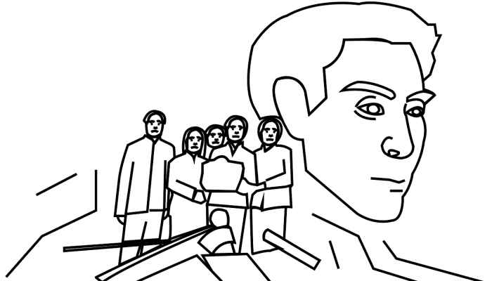 黄河之滨简笔画(如何画一个人物的头部)