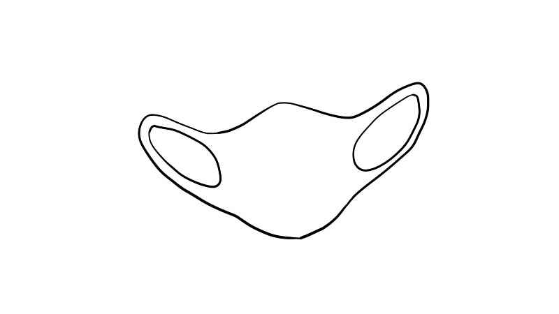 口罩简笔画怎么画(画口罩的外部形状有哪些)
