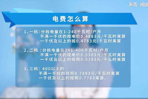 电费怎么算(一度电多少钱并不是固定的)