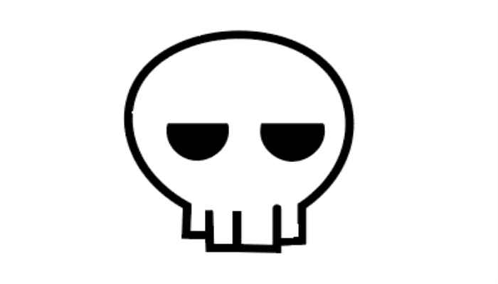 骷髅头简笔画(画骷髅的头部是怎么画的)