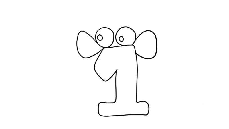 数字画动物(画出长颈鹿的脖子和细节)