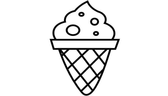 冰淇淋简笔画(画冰淇淋的颜色有哪些)