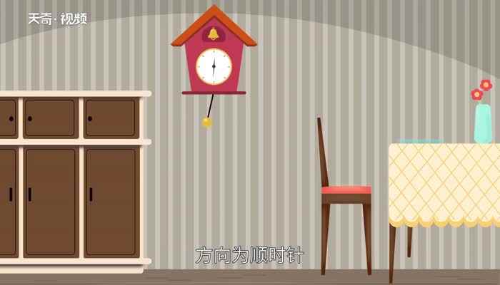 什么是顺时针(现代时钟表面数字沿用了这种排列方式)