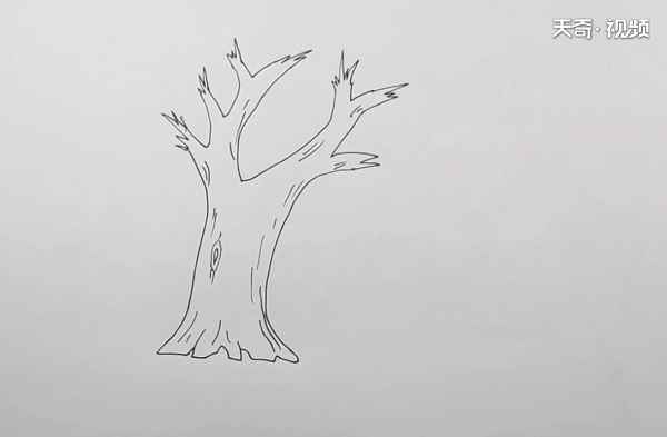 树干简笔画