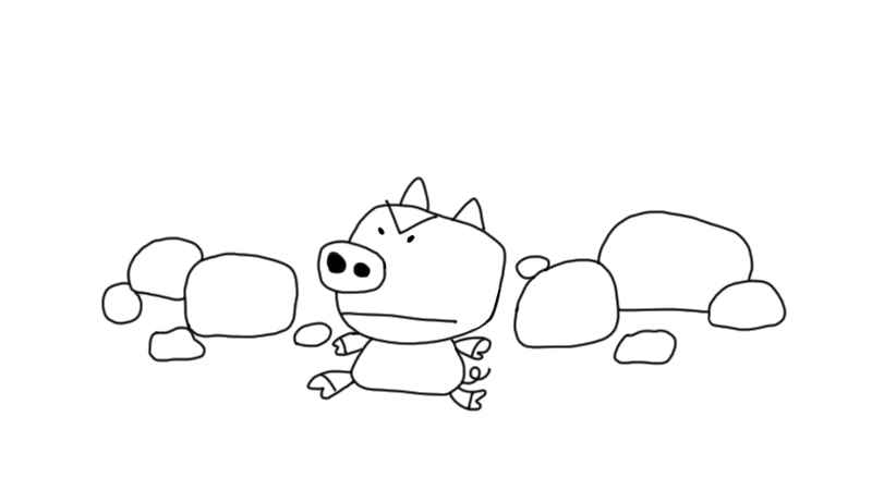 绘本故事完整图片怎么画(画出绘本故事里面猪的全身)