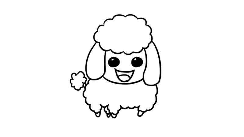 毛绒玩具简笔画(毛绒玩具简笔画图)