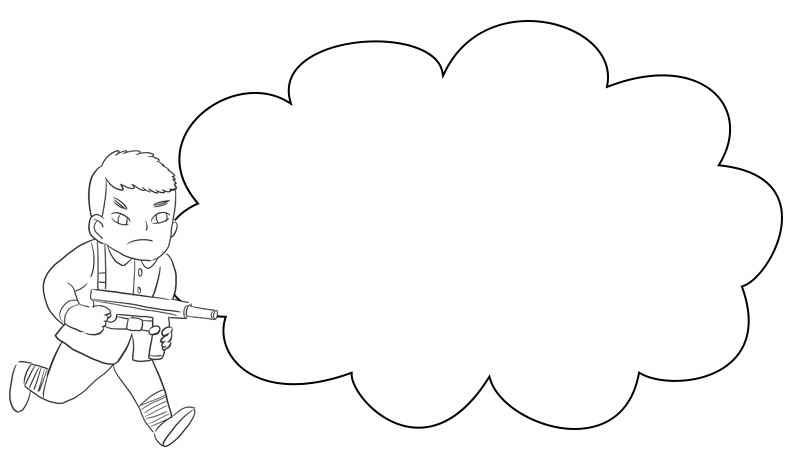 小兵张嘎手抄报