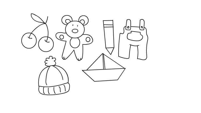 实用物品简笔画 实用物品的画法