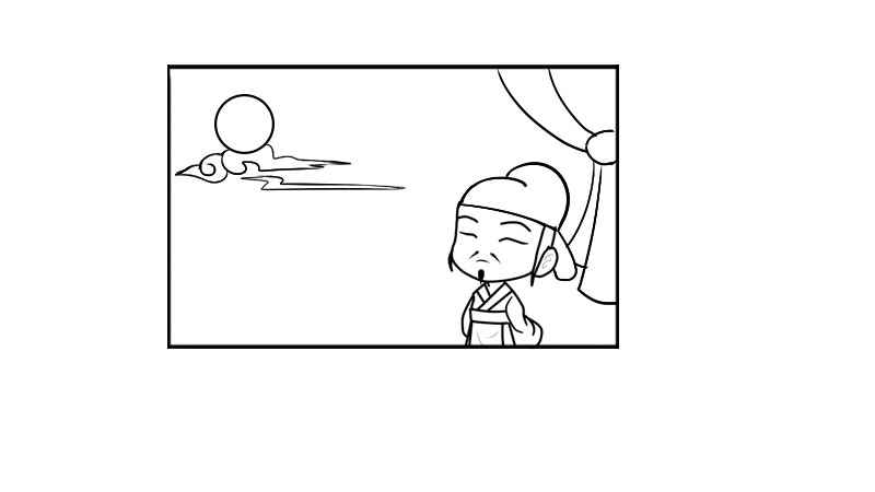 静夜思画面简笔画怎么画(画窗帘和窗台有什么区别)