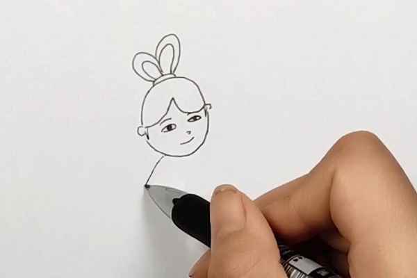 嫦娥简笔画 嫦娥怎么画