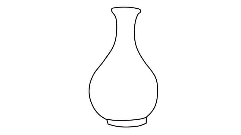 花瓶简笔画(花瓶的底座部分是什么)