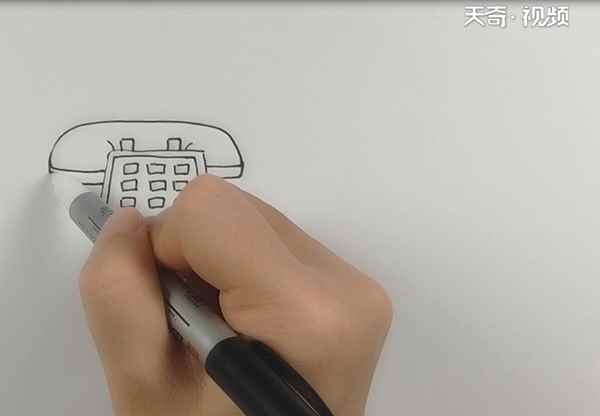 电话简笔画(电话简笔画简单又好看)