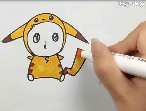 神奇宝贝简笔画(圆圈腮红怎么画才好看)