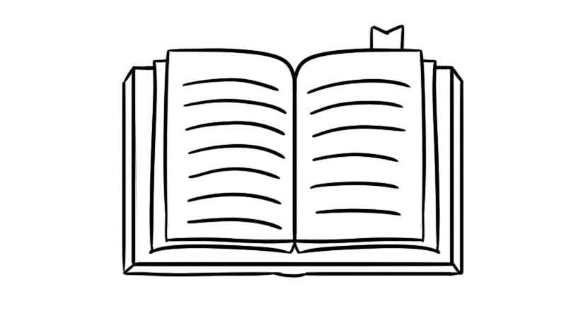 画一本书的步骤简笔画(画出书的轮廓是怎样的)