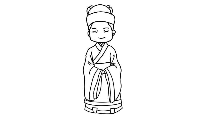 古人简笔画(古人怎么画出古人的身体)