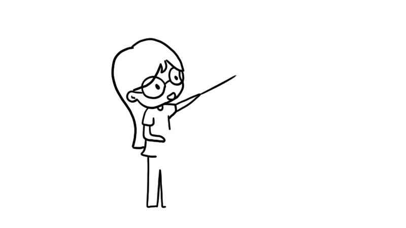 老师上课简笔画(老师上课简笔画简单)