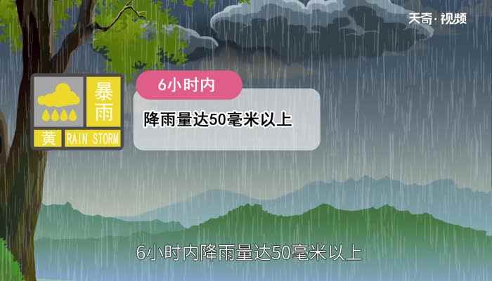 暴雨预警颜色等级(红色暴雨预警信号分四级)