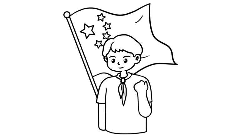 国家安全教育简笔画(如何画出小男孩的身体)