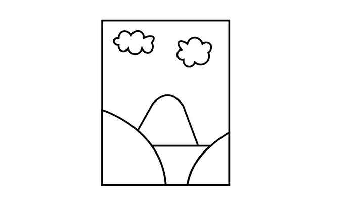 邮票简笔画(画邮票的边缘线条有哪些)