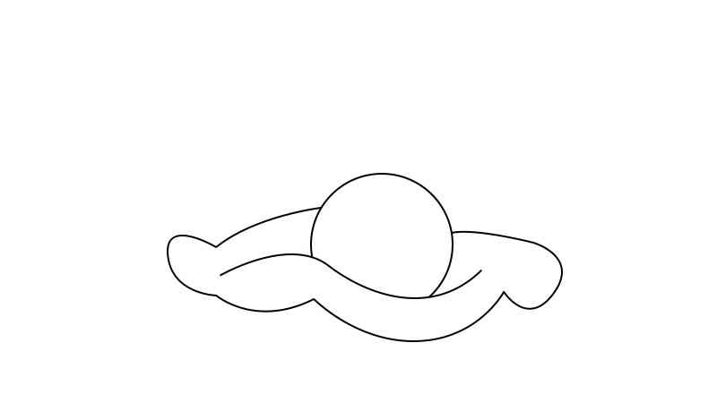 贝壳简笔画画法(贝壳涂上颜色就可以了!)