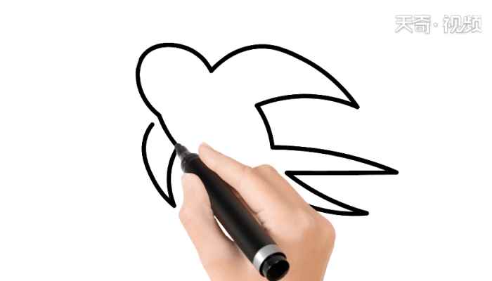 小燕子简笔画(画燕子的翅膀和尾巴有什么区别)