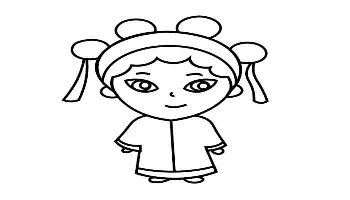 花旦图片手绘简笔画(如何画花旦的脸和头发)