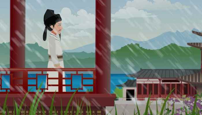 朱颜辞镜花辞树什么意思(翻译:是那在镜中一去不复返的青春和离树飘零的落花)