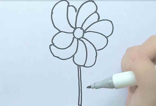 风车简笔画