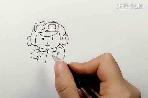 飞行员简笔画(飞行员的头部是什么意思)