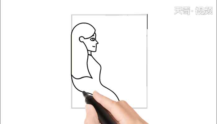 封面设计手绘简笔画(画女孩的脸和头发怎么办)