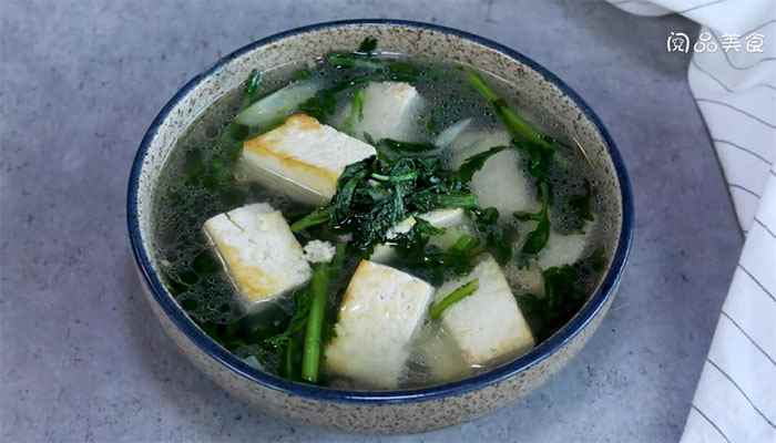 茼蒿炖豆腐做法(豆腐的做法)