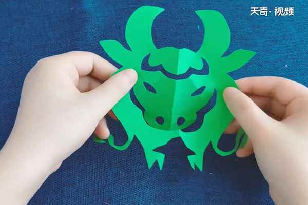 老牛剪纸 老牛怎么剪