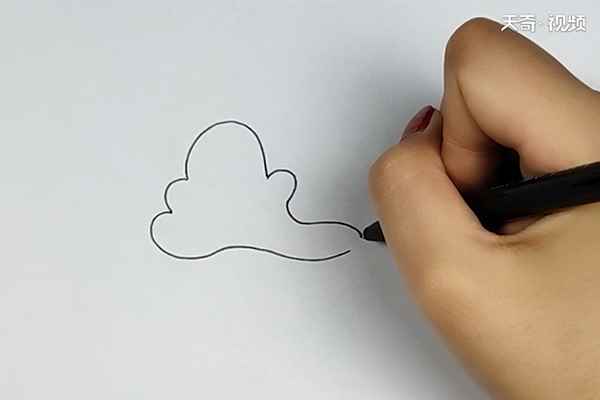 白云简笔画(脸上画上眼睛和嘴巴怎么办)