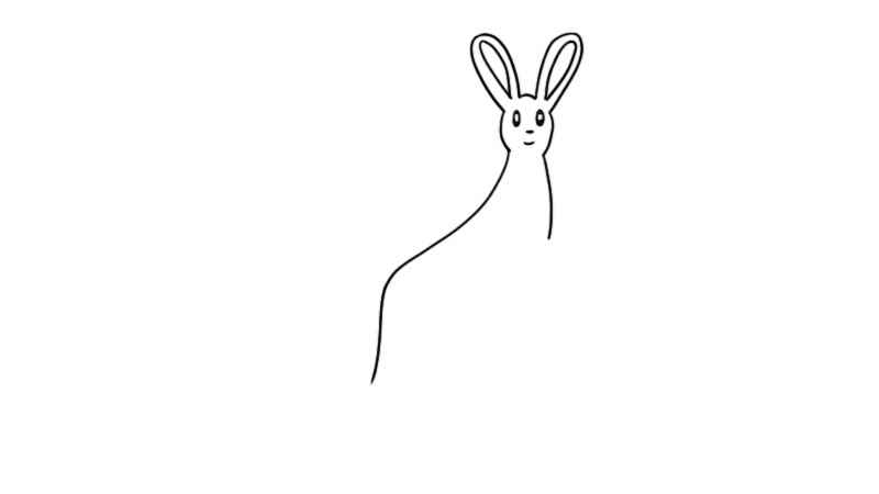 袋鼠简笔画画法  袋鼠简笔画步骤