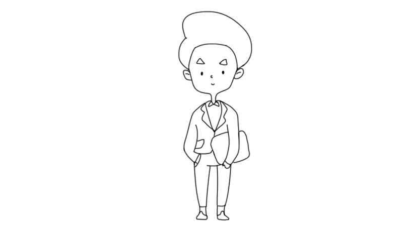 可爱小人系列简笔画 小人怎么画简单又可爱