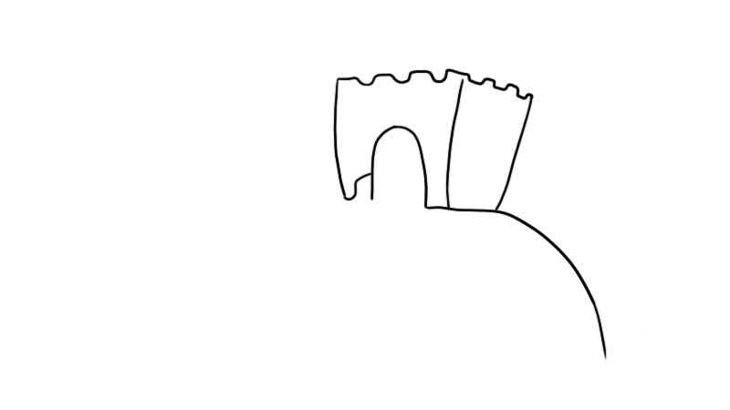 长城简笔画(长城上的烽火台怎么画)