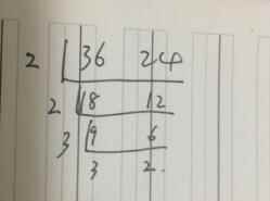 24和36的最大公因数用短除法(24和36的最大公因数短除法计算)
