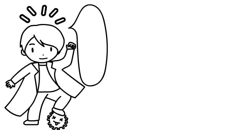 以武汉加油为主题的手抄报简单漂亮内容(加油手势医护工作者画出一个被踩住的病毒)