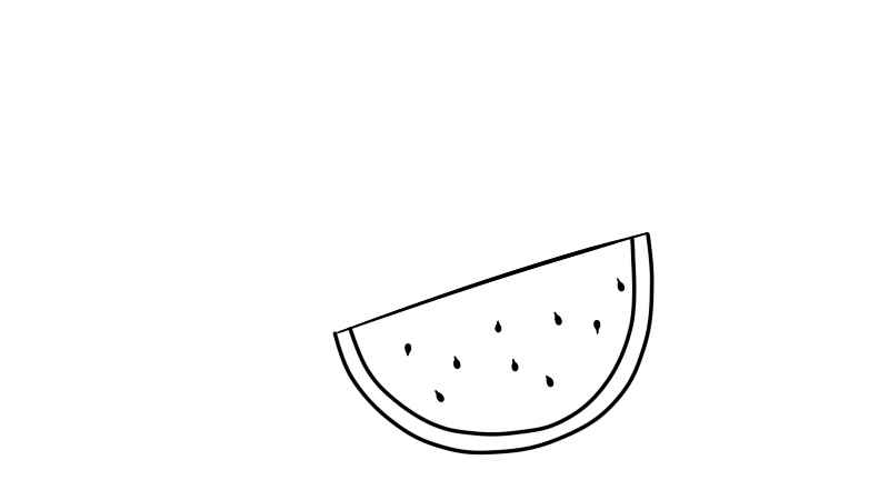 西瓜简笔画(西瓜简笔画幼儿)